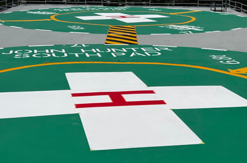 High-Performance Helipad Surface For John Hunter Hospital